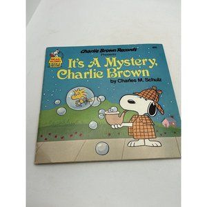 read along book and record Charlie Brown It’s A Mystery 1980 45 RPM